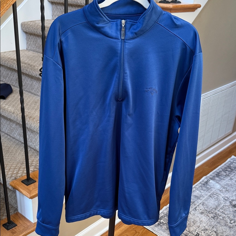 Callaway Blue Quarter-Zip Sweatshirt